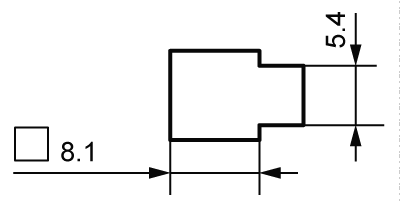 1-Point Cams Fixing Hole